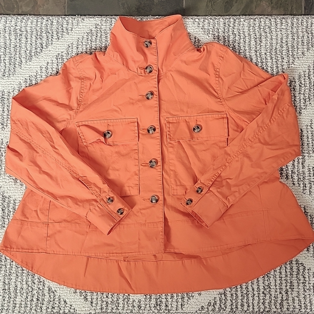 EUC Cabi Orange Lightweight Jacket